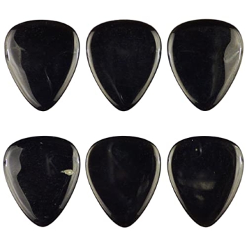 Shop Black Obsidian Glass Guitar Pick 3.0 mm Heavy Gauge