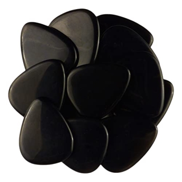 Shop Black Obsidian Glass Guitar Pick 3.0 mm Heavy Gauge