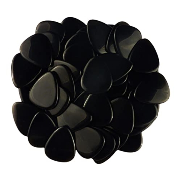 Shop Black Obsidian Glass Guitar Pick 3.0 mm Heavy Gauge