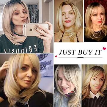 HAIRCUBE Layered Wigs for Women - Effortless Style