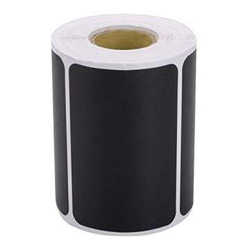 ONUPGO Chalkboard Labels-180pcs Waterproof Reusable Blackboard Stickers with 1 Liquid Chalk Marker f...
