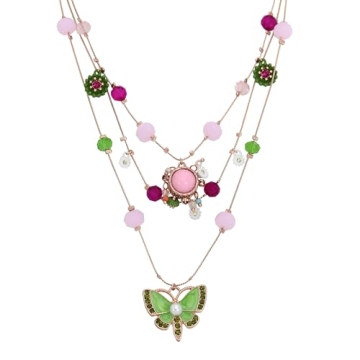 Betsey Johnson Butterfly Charms Necklace for Unique Style