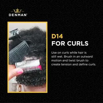 Denman Mini Curl Definer & Styler for Curly Hair