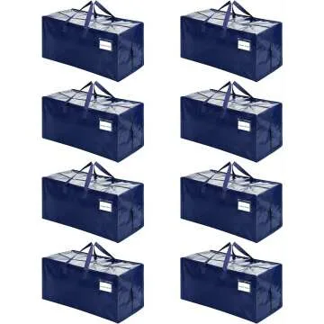 VENO 8 Pack Moving Bags with Backpack Straps