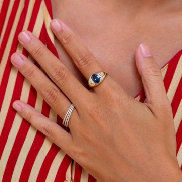 Espere 18K Gold Plated Sterling Silver Dainty Ring