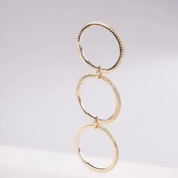 Espere 18K Gold Plated Sterling Silver Dainty Ring