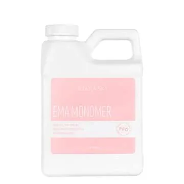 Kiara Sky EMA 16fl oz Liquid Monomer and 100% Kolinsky Brush Starter Duo (16 fl oz Monomer + Kolinsky Size 14 Brush)