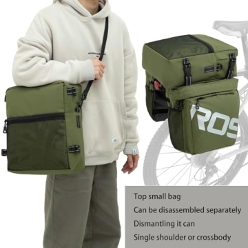 Roswheel 50L Waterproof Bike Panniers for Cycling Adventures