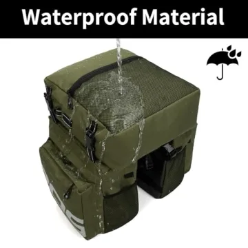 Roswheel 50L Waterproof Bike Panniers for Cycling Adventures