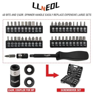 LLNEDL 3/8" Drive Impact Socket Set 95Pcs with Ratchet