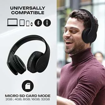 PowerLocus Bluetooth Over-Ear Headphones - Wireless Comfort