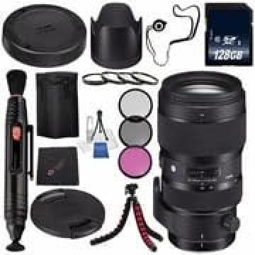 Sigma 50-100mm Art Lens Bundle with Accessories for Canon EF