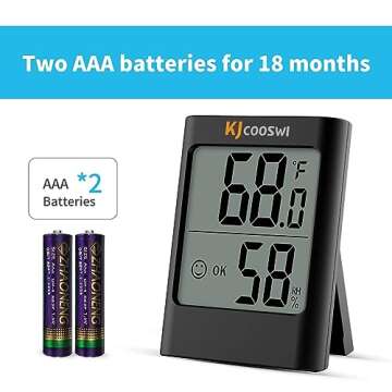 Humidity Gauge: Accurate Indoor Thermometer & Hygrometer