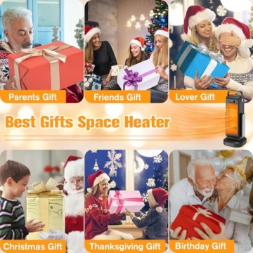 Versatile Indoor Space Heater with 3D Oscillation