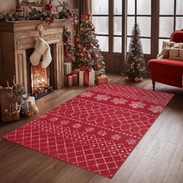 Vibrant Jinchan Christmas Rug for Festive Home Decor