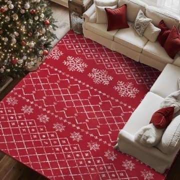 Vibrant Jinchan Christmas Rug for Festive Home Decor