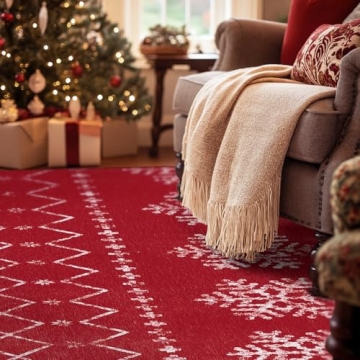 Vibrant Jinchan Christmas Rug for Festive Home Decor