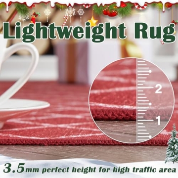 Vibrant Jinchan Christmas Rug for Festive Home Decor