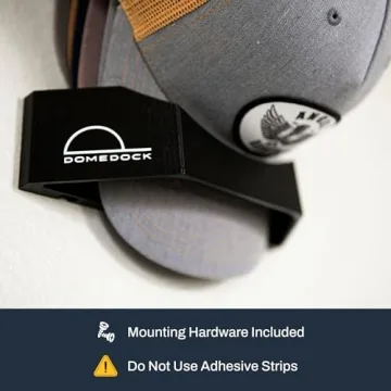 ORIGINAL DomeDock Wall-Mount Rack for 20 Hats