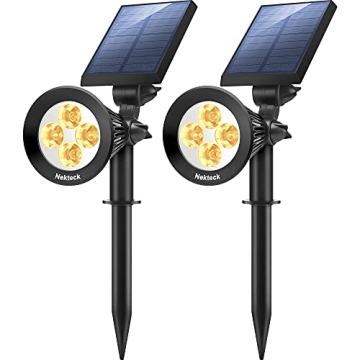 Nekteck Solar Lights for Outdoor Accent Lighting