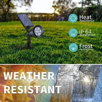 Nekteck Solar Lights for Outdoor Accent Lighting