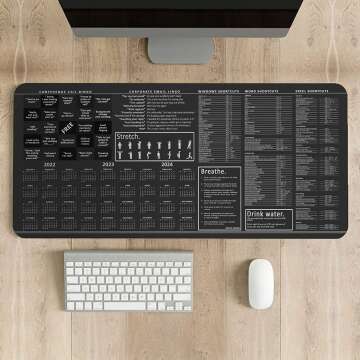 Ergonomic Mouse Mat for Office Comfort
