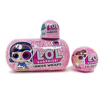 L.O.L. Surprise Under Wraps Eye Spy Series 4.1 Bundle with Lil Sister and Fashion Crush.