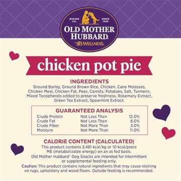 Old Mother Hubbard Chicken Pot Pie Dog Treats 20 oz