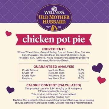Old Mother Hubbard Chicken Pot Pie Dog Treats 20 oz