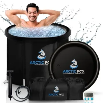 ARCTIC FOX Portable Ice Bath Tub: 99 Gallons, Inflatable Cold Plunge Tub for Ultimate Therapy