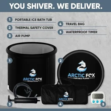 Arctic Fox Portable Ice Bath Tub: 99 Gallons for Athletes
