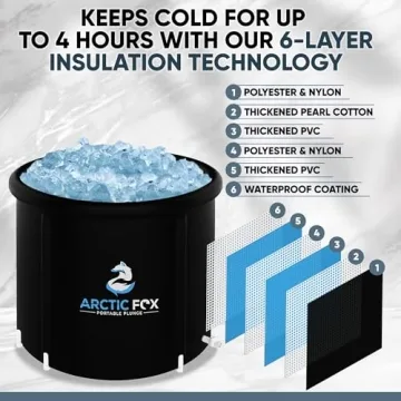 Arctic Fox Portable Ice Bath Tub: 99 Gallons for Athletes
