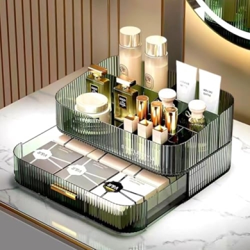 Stylish MIUOPUR Makeup Organizer with Stackable Drawers
