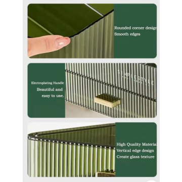 Stylish MIUOPUR Makeup Organizer with Stackable Drawers