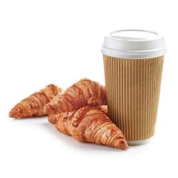 Insulated Kraft Paper Hot Cups for Coffee | Eco-Friendly & Durable