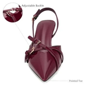 MICIFA Slingback Kitten Heels - Stylish and Comfortable Pumps