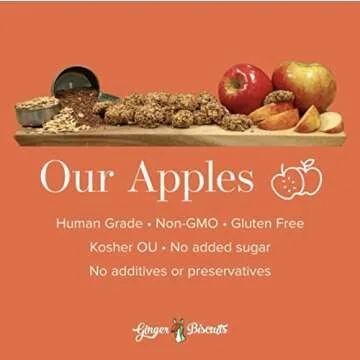 Ginger Biscuits Bake at Home Horse Treats - Apple Flavor