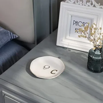 Personalized VINCOMIC Initials Jewelry Dish for Gifting