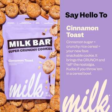 MILK BAR Super Crunchy Cookies - Unique Flavors & Crunchy Bites