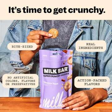 MILK BAR Super Crunchy Cookies - Unique Flavors & Crunchy Bites