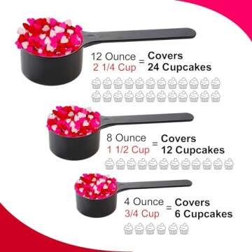 Say It from the Heart Sprinkles - Festive Dessert Toppers