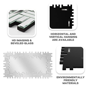 KOHROS Decorative Wall Mirror for Home and Hotel decor