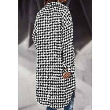 Shop Stylish CHICZONE Women's Plaid Shacket Jacket Online