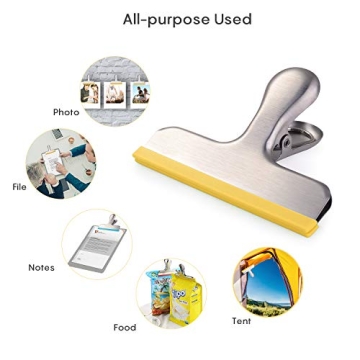 Durable Silicone Covered Bag Clips - Stylish & Safe