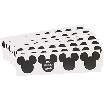 Mouse Ear Vinyl Chalkboard Labels for Creative Organization