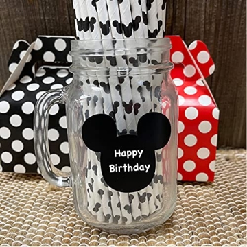 Mouse Ear Vinyl Chalkboard Labels for Creative Organization