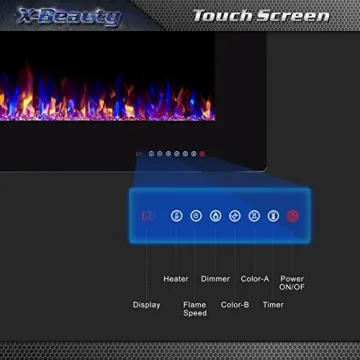 Stylish Xbeauty 36" Electric Fireplace with Remote