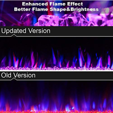 Stylish Xbeauty 36" Electric Fireplace with Remote