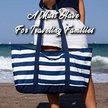 BANG&CARSEN Extra Large Beach Bag with Stylish Design