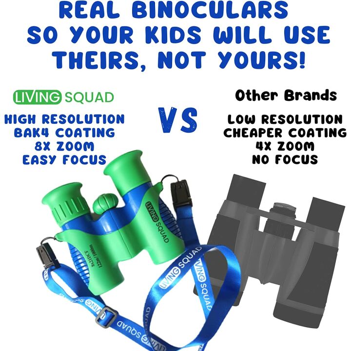 Kids Binoculars - Compact & High-Resolution 8x21